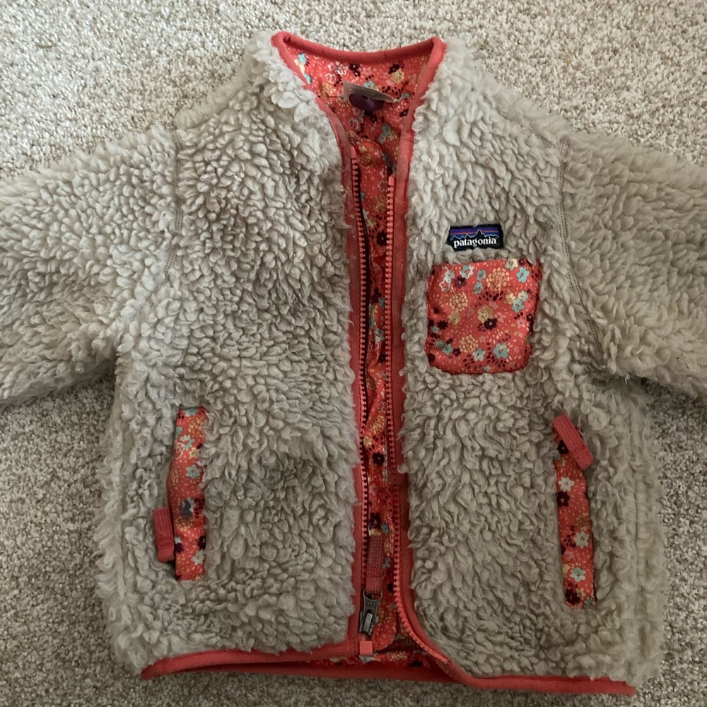 Patagonia girls retro-x pile fleece jacket 2T.